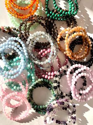 Handmade Green Jade Bracelet Calming & Spiritual Gemstone Accessory