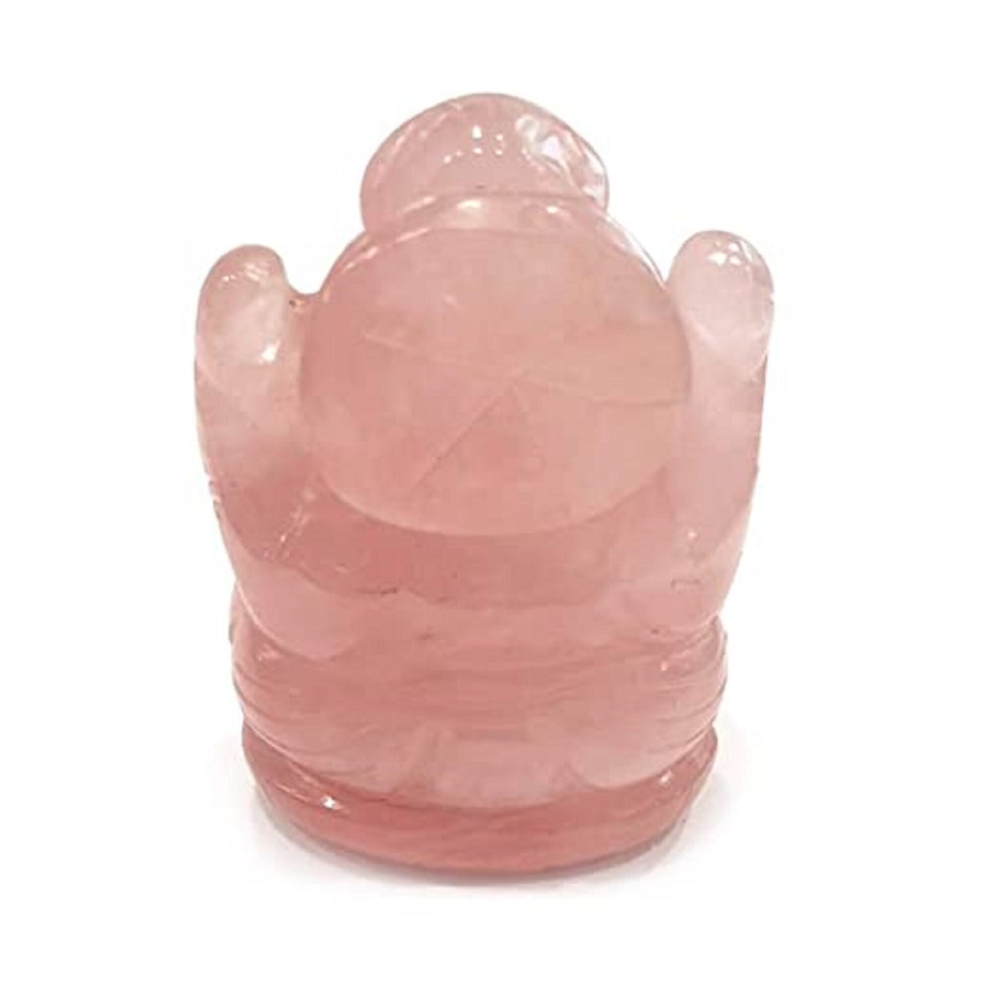 Rose Quartz Ganesha Idol, Ganesha Murti, Ganesha Statue, Natural Crystal Ganesha, Stone Ganpati 2.5 - 3 inch Approx