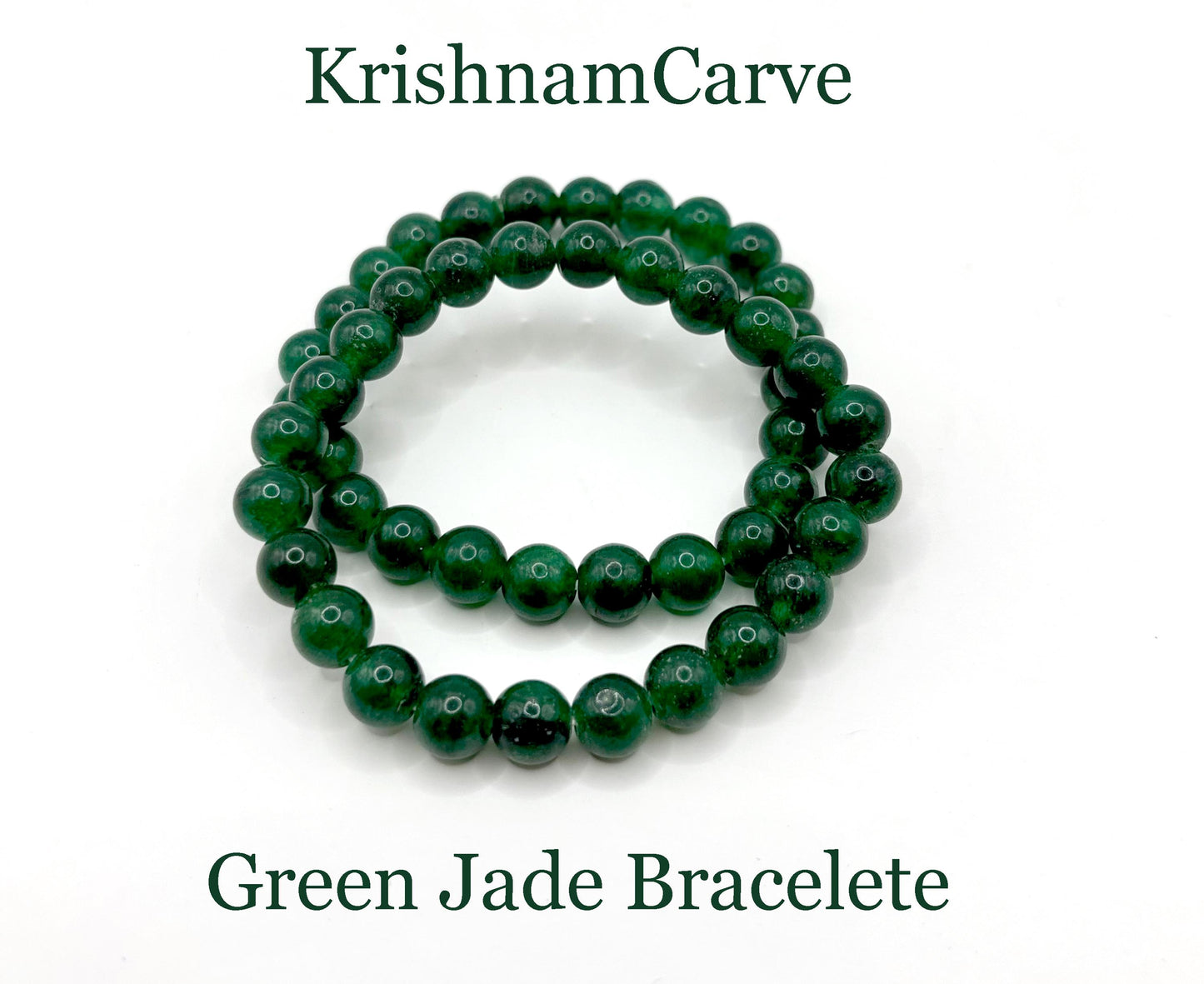 Handmade Green Jade Bracelet  Calming & Spiritual Gemstone Accessory