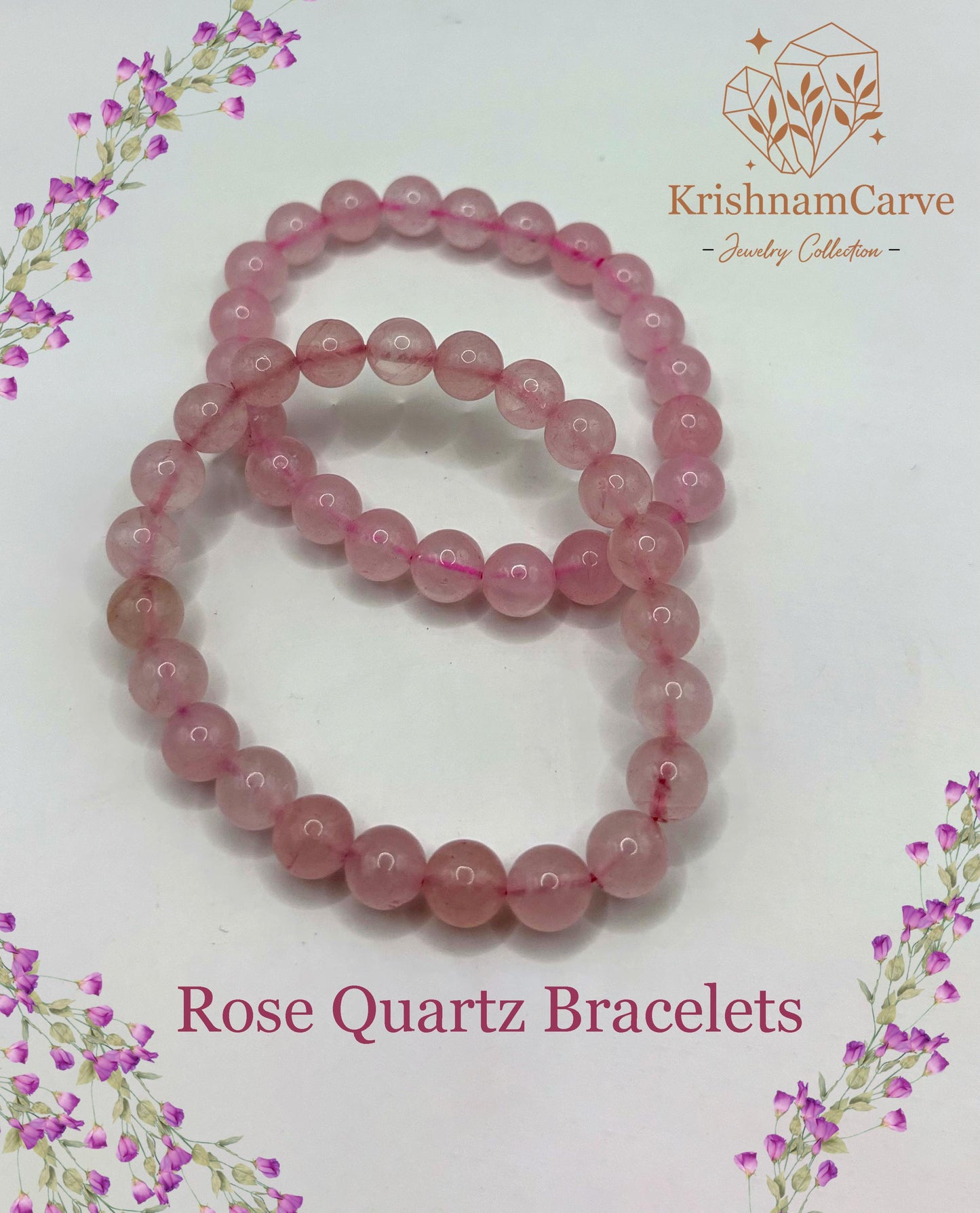 Rose Quartz Healing Bracelet – Stone of Love & Compassion