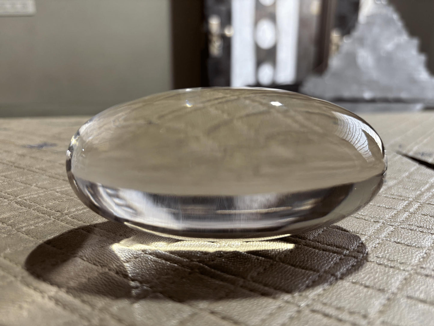 Clear Quartz Shiva Lingam | Hand-Carved Crystal Lingam for Meditation, Energy Healing & Spiritual Rituals