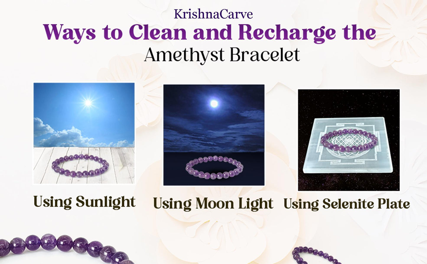 Elegant Amethyst Bracelet for Energy and Spiritual Healing Jewelry